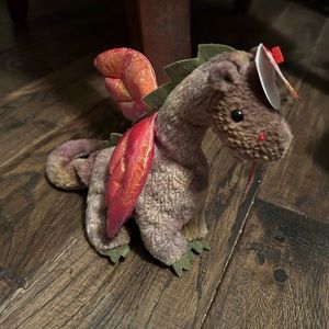 Scorch TY beanie baby dob July 31, 1998 original tags attached HANDMADE